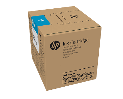 HP 872 3-liter Cyan Latex Ink Cartridge