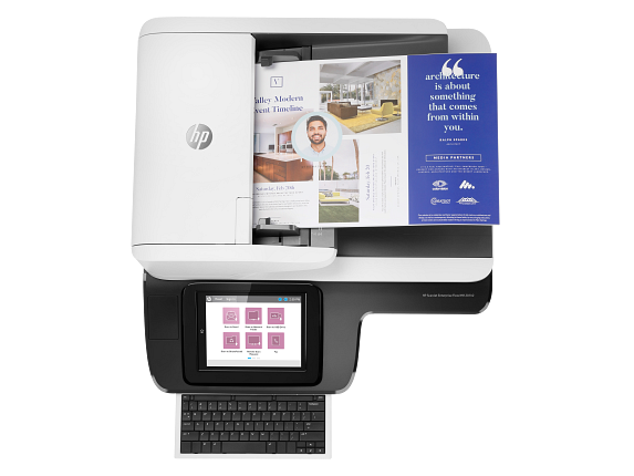 HP ScanJet Enterprise Flow N9120 fn2 Document Scanner - Top view closed