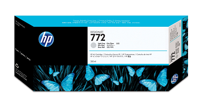 HP 772 300-ml Light Gray DesignJet Ink Cartridge