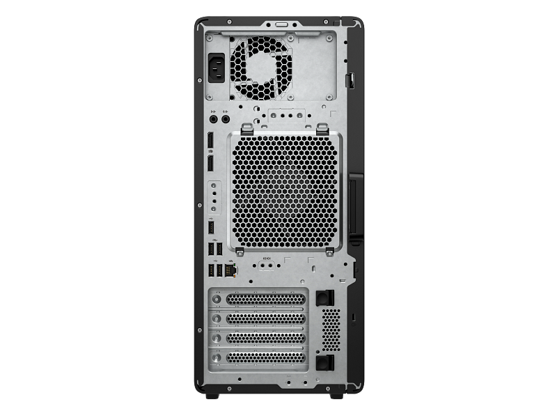 HP Z2 Tower G1i Workstation Desktop PC_Product_Jet black_Product Only_Rear facing