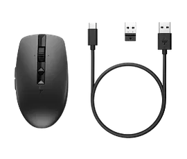 HP 710 Rechargeable Silent Black Bluetooth Mouse