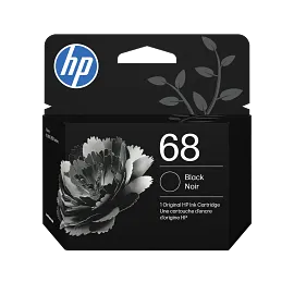 HP 68 Black Original Ink Cartridge, 7FP21TN