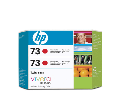 HP 73 2-pack 130-ml Chromatic Red DesigJet Ink Cartridges