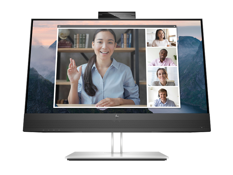 HP E24mv G4 FHD Conferencing Monitor Front Facing