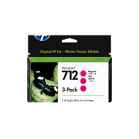 HP 712 3-pack 29-ml Magenta DesignJet Ink Cartridge