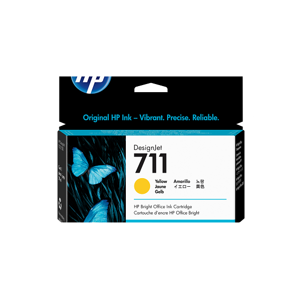 HP 711 29 ml Yellow DesignJet Ink Cartridge CZ132A - 2000x2000