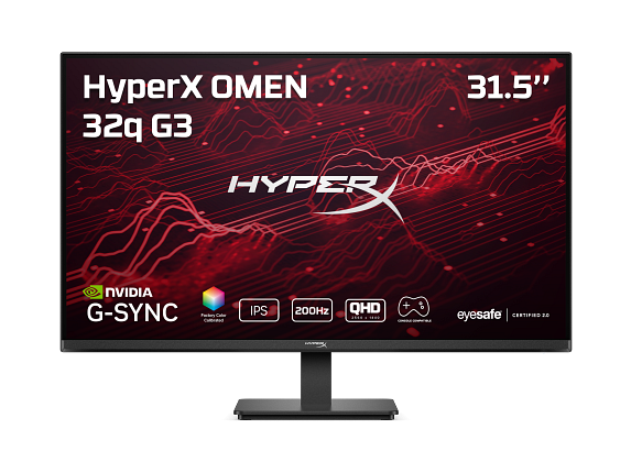 HyperX OMEN 31.5 inch QHD 200Hz Gaming Monitor - OMEN 32q G3