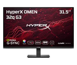 HyperX OMEN 31.5 inch QHD 200Hz Gaming Monitor - OMEN 32q  G3