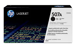 HP 507A Black Original LaserJet Toner Cartridge, CE400A