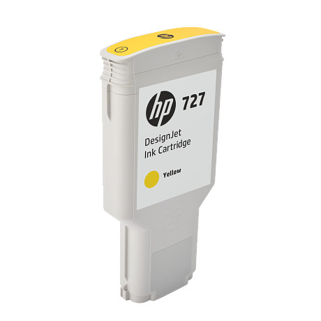 HP 727 sárga tintapatron eredeti F9J78A T920 T930 T1500 T1530 T2500 T2530 300 ml