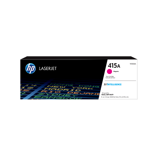 HP 415A Magenta Toner Cartridge W2033A W2033-00901a, EMEA