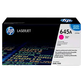 HP 645A Magenta Original LaserJet Toner Cartridge, C9733A