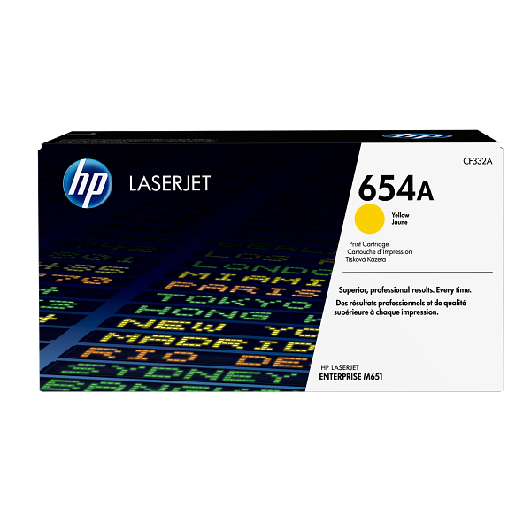 HP LaserJet 654A Yellow Print Cartridge