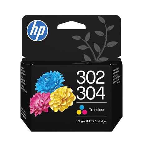 HP B82L1AE 302/304 háromszínű/fekete 2 darabos kombinált tintapatroncsomag Deskjet 1110 2130 3630 26xx 37xx Envy 4520 OfficeJet 3830 4650 (120/100 old.)
