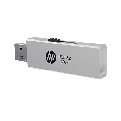 HP 818w 32GB USB 3.2 Flash Drive Silver