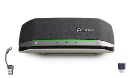 Poly Voyager Focus 2 Headset + Poly Sync 20+M Speakerphone Bundle