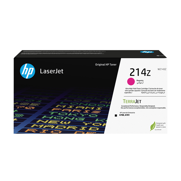 HP 214Z Magenta Ultra High Yield Toner Cartridge W2143Z W2143-00002a EMEA