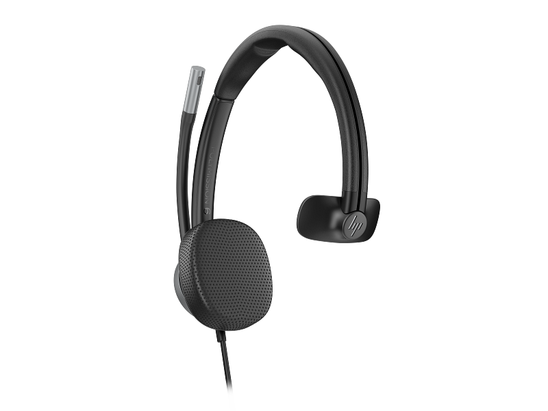 HP Poly Mission 615 USB Headset Monaural Catalog Transparent Front Left