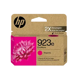 HP 923e EvoMore Magenta Original Ink Cartridge, 4K0T5LN