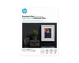 HP Premium Plus Photo Paper, Glossy, 80 lb, 5 x 7 in. (127 x 178 mm), 60 sheets CR669A