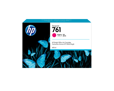 HP 761 400-ml Magenta DesignJet Ink Cartridge