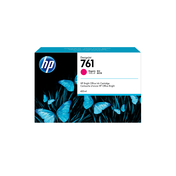 HP 761 400-ml Magenta DesignJet Ink Cartridge