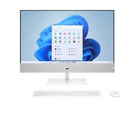HP Pavilion 27-ca2055t AiO PC, Windows 11 Home, 27", Intel® Core™ i7, 16GB RAM, 512GB SSD, 1TB HDD, NVIDIA® GeForce RTX™ 3050, FHD