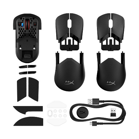 HP A2PB2AA HyperX Pulsefire Saga Pro Wireless Gaming Mouse (Black)