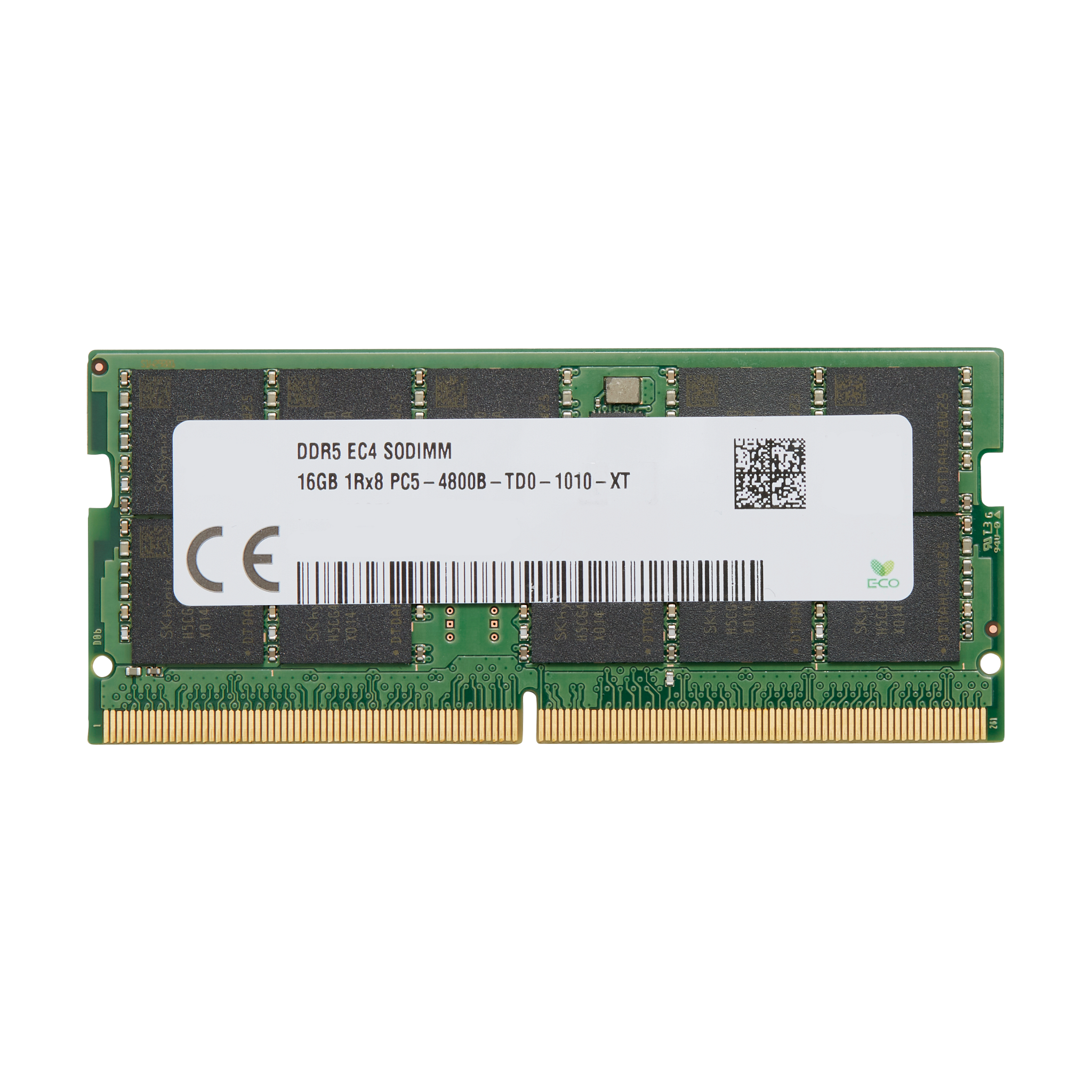 16GB DDR5 (1x16GB) 4800 SODIMM ECC Memory