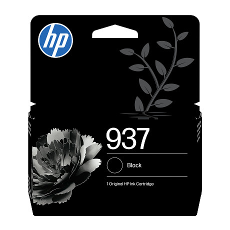 HP 937 4S6W5NE fekete eredeti tintapatron OfficeJet Pro 9110 9120 9130 9720 9730 (1450 old.)