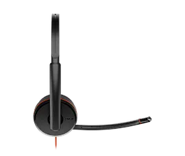 Poly Blackwire 3220 Stereo USB-C Headset +USB-C/A Adapter