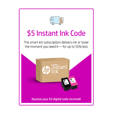 HP Instant Ink Prepaid eCode ($5) USD 63 HPS