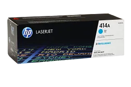 HP 414A Cyan Original LaserJet Toner Cartridge, W2021A