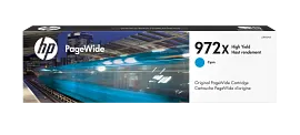 HP 972X High Yield Cyan Original PageWide Cartridge, L0R98AN