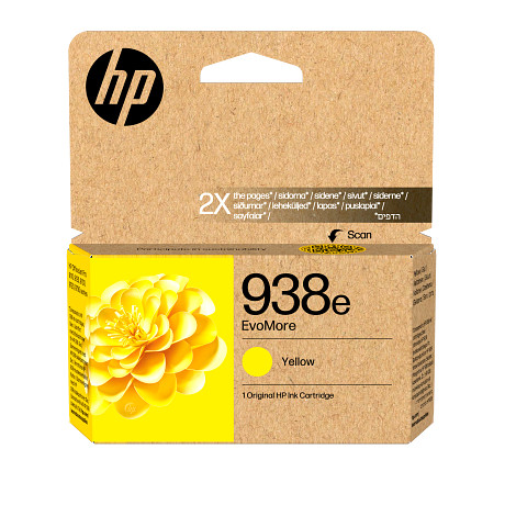 HP 938e 4S6Y1PE EvoMore Yellow Original Ink Cartridge
