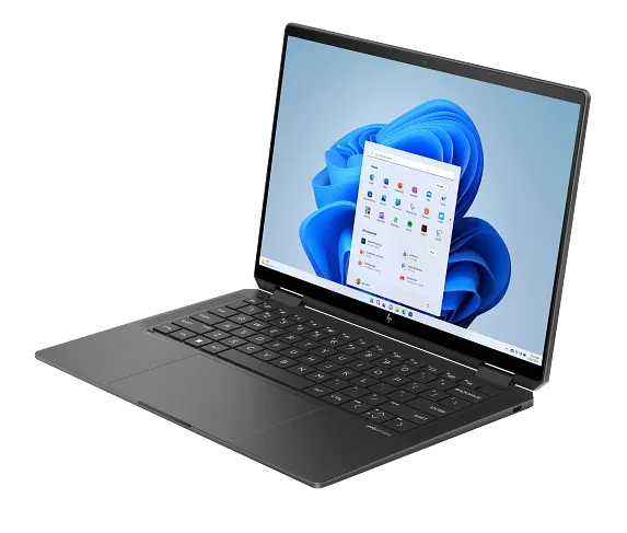 Series 7 of 9 HP Home Laptop PCs, HP Spectre x360 2-in-1 Laptop 14, Windows 11 Home, 14", Touch screen, Intel® Core™ Ultra 7, 16GB RAM, 1TB SSD, 3K, Nightfall black