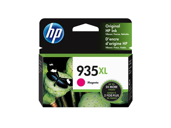 HP® 935XL High Yield Magenta Original Ink Cartridge (C2P25AN