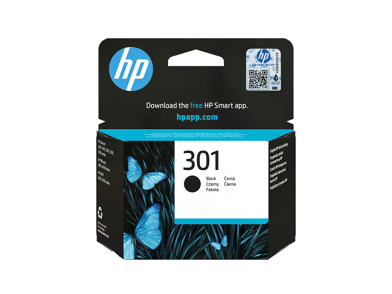HP 301 originele drie-kleuren inktcartridge Cyaan, Magenta, Geel HP 301 originele drie-kleuren inktcartridge Cyaan, Magenta, Geel