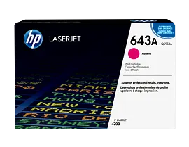 HP 643A Magenta Original LaserJet Toner Cartridge, Q5953A