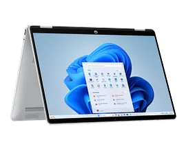 HP OmniBook 5 Flip 2-in-1 Laptop 14-fp0057nr 14", Touch screen, Windows 11 Home, Intel® Core™ 5, 8GB RAM, 256GB SSD, 2K, Glacier silver