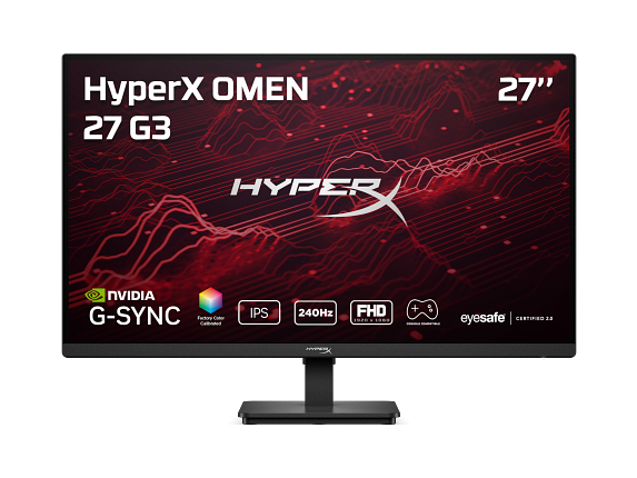 HyperX OMEN 27 inch FHD 240Hz Gaming Monitor - OMEN 27 G3