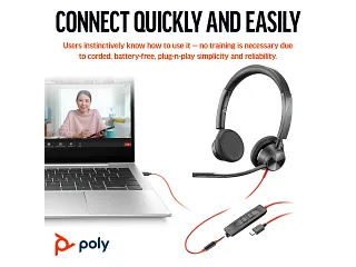 Poly Blackwire C3320 USB-C headset