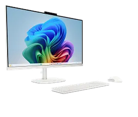 HP OmniStudio All-in-One Desktop Next Gen AI 27-cy0067t PC, Windows 11 Home, 27", Touch screen, Intel® Core™ Ultra 7, 32GB RAM, 1TB SSD, FHD, Cotton white