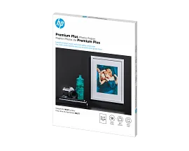 HP Premium Plus Photo Paper, Glossy, 80 lb, 8.5 x 11 in. (216 x 279 mm), 50 sheets CR664A