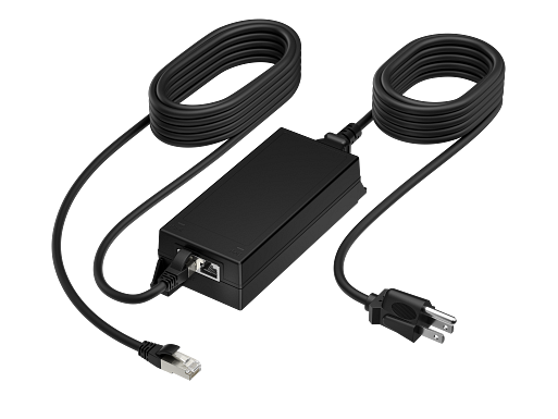 Poly PoE++ 65W 2.5G Adapter with 3.66m CAT6A Cable and Power Cord
