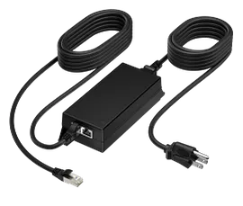 Poly PoE++ 65W 2.5G Adapter with 3.66m CAT6A Cable and Power Cord