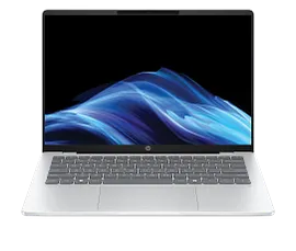 HP OmniBook 5 Next Gen AI 14, Windows 11 Home, 14", Qualcomm® Snapdragon® X, RAM, 256GB SSD, 2K, Glacier silver