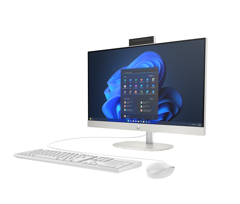 HP ProOne 240 23.8 inch G10 All-in-One Desktop PC EMEA Only ShellWhite T NT HAS Wired Win11 CoreSet 