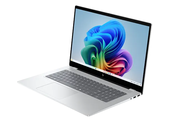Series 3 of 7 HP Home Laptop PCs, HP OmniBook X NGAI 17, Windows 11 Home, 17.3", Touch screen, Intel® Core™ Ultra 7, 16GB RAM, 512GB SSD, FHD, Glacier silver