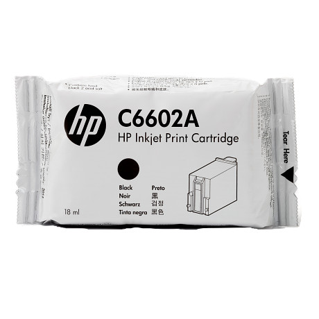 HP C6602A fekete általános Inkjet tintapatron eredeti ipari nyomtatókhoz